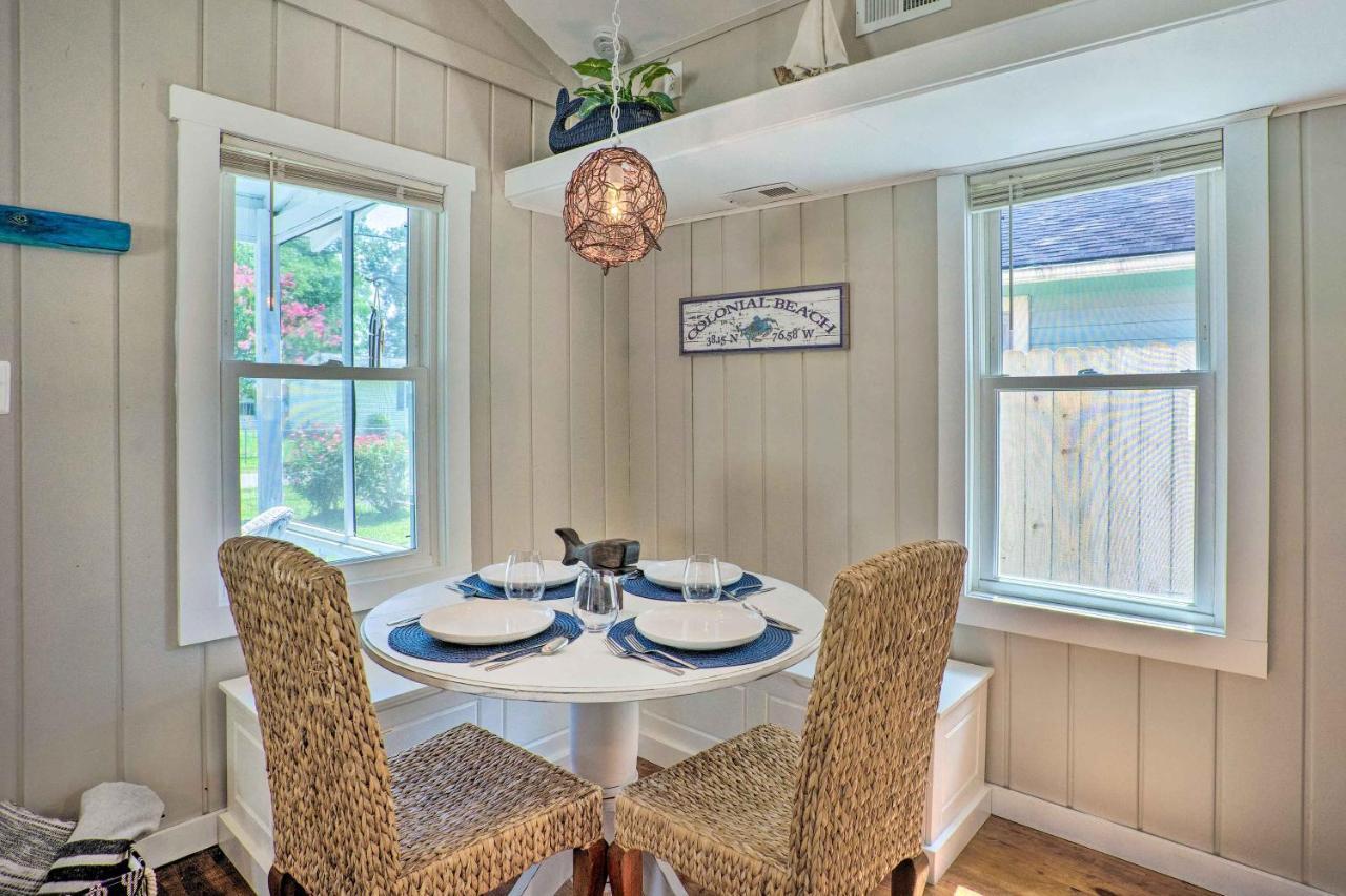 Chic Cottage With Private Yard Steps To Beach! โคโลเนียลบีช ภายนอก รูปภาพ